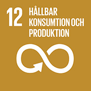 Ikon för Globala målet 12: Hållbar konsumtion och produktion